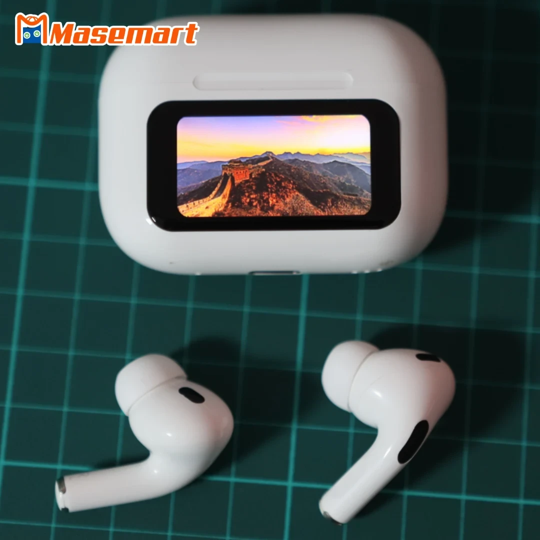 Airpod Pro 2 Generation with Touch Screen Display (White)