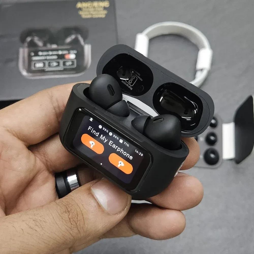 Airpod Pro 2 Generation with Touch Screen Display (Black)