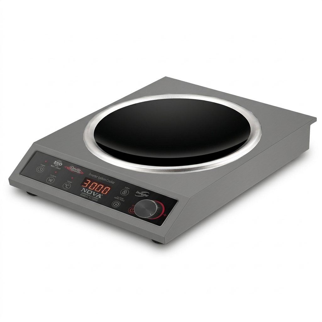 NOVA Infrared Cooker | NV-1230-SS | 3000W Double Heater | Inverter Friendly | Touch & Knob Control
