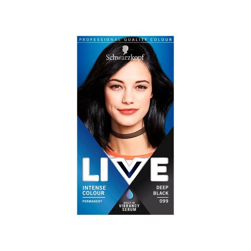 Schwarzkopf LIVE Intense Lightener Permanent - Deep Black